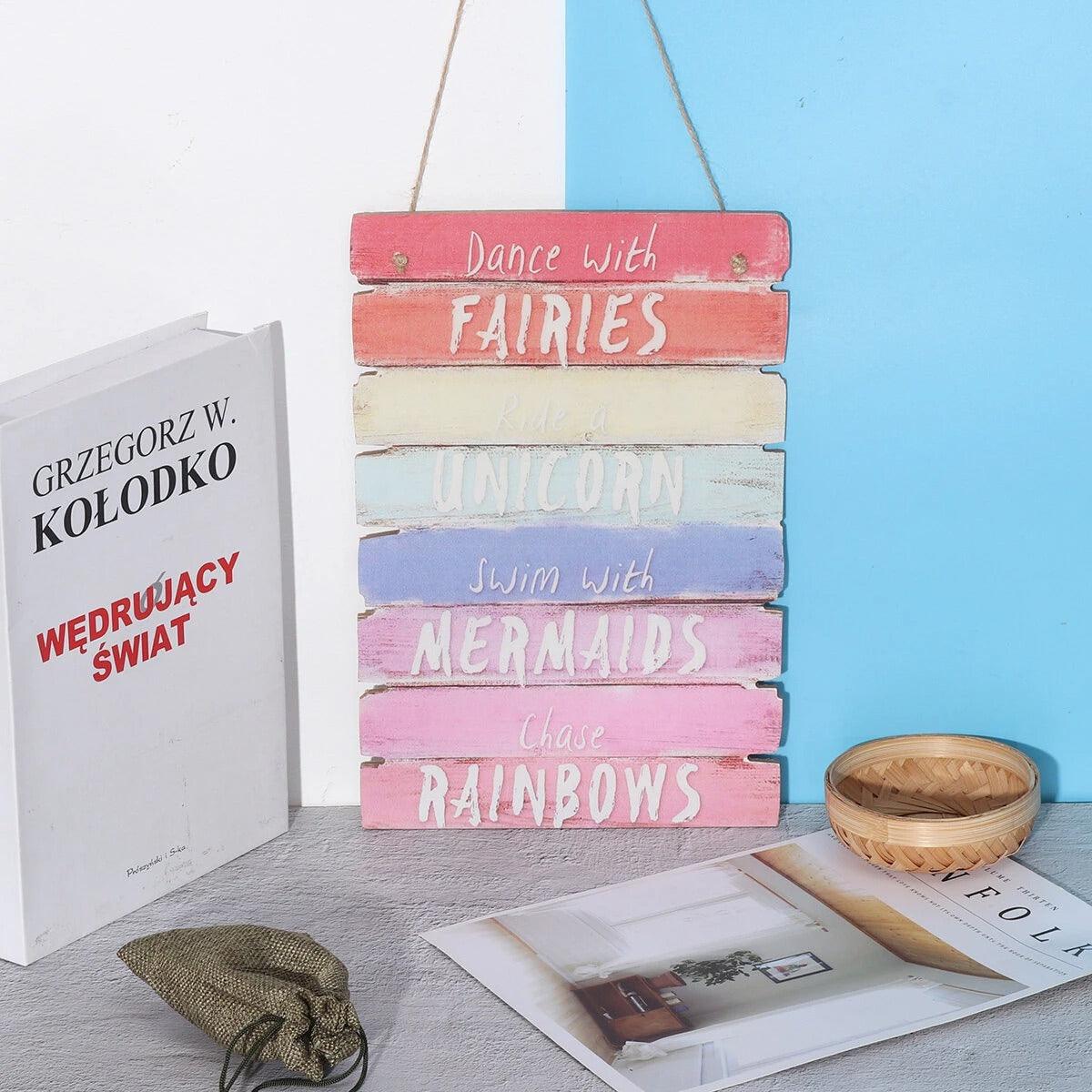 Wooden Crafts Welcome Decoration Board For Christmas
