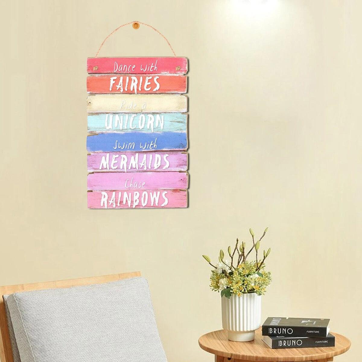 Wooden Crafts Welcome Decoration Board For Christmas