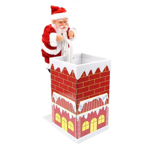 "Christmas Electric Climbing Santa Claus - Singing & Dancing | Christmas Trees USA"
