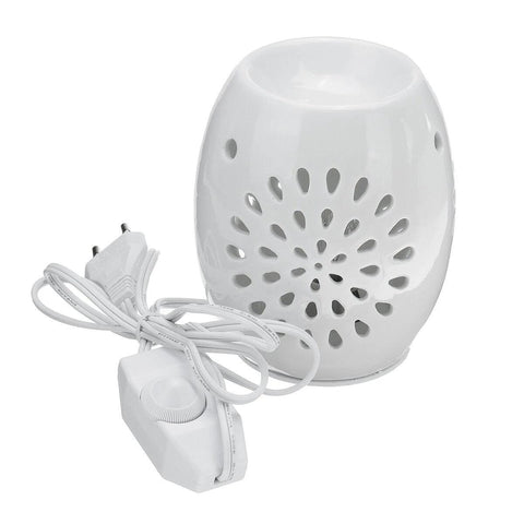 Electric Floral Wax Melt Burner Essential Oil Candle Melt Wax Warmer