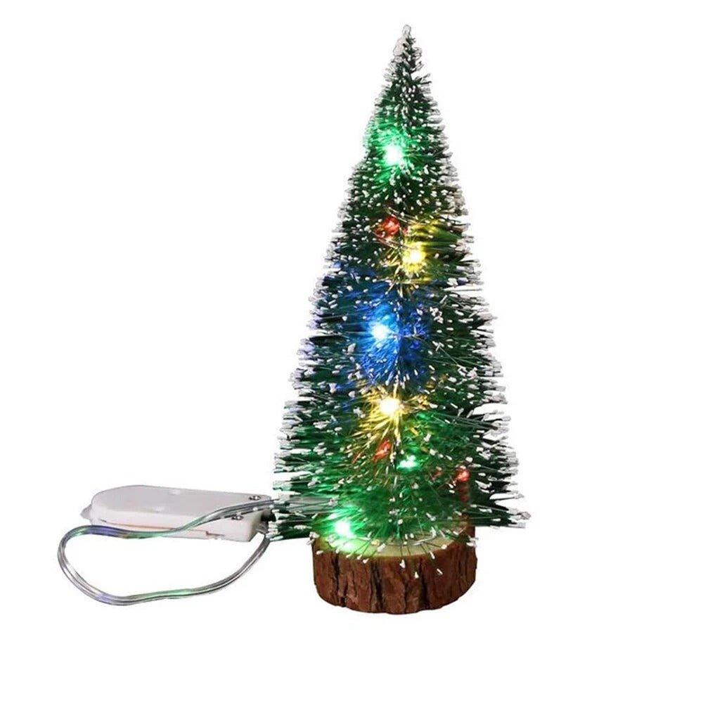 Christmas LED Lights Mini Decorative Tree – 15cm Festive Table Decor | Christmas Trees USA