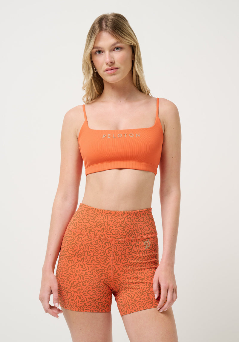 Ablaze Ribbed Bra Top