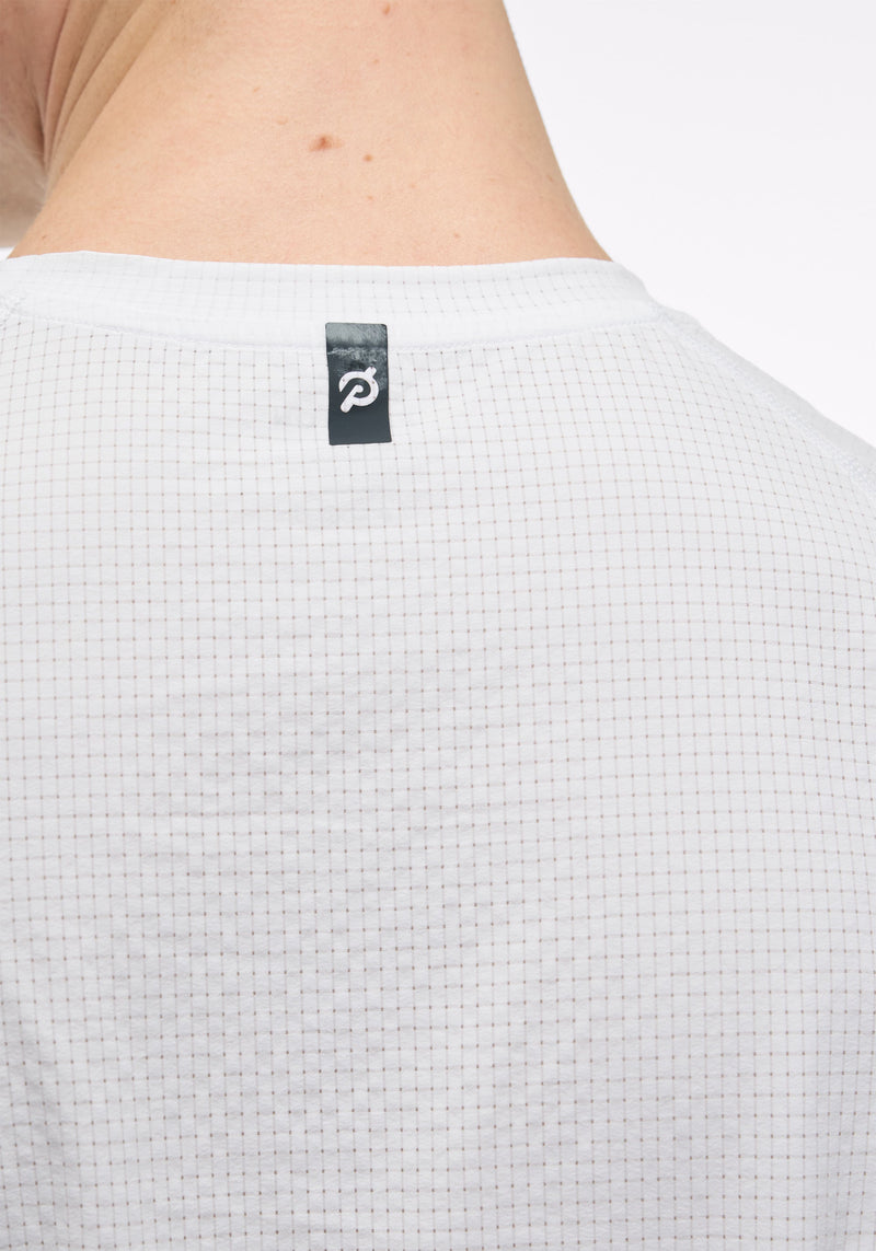 Grid Jacquard Colorblock Short Sleeve