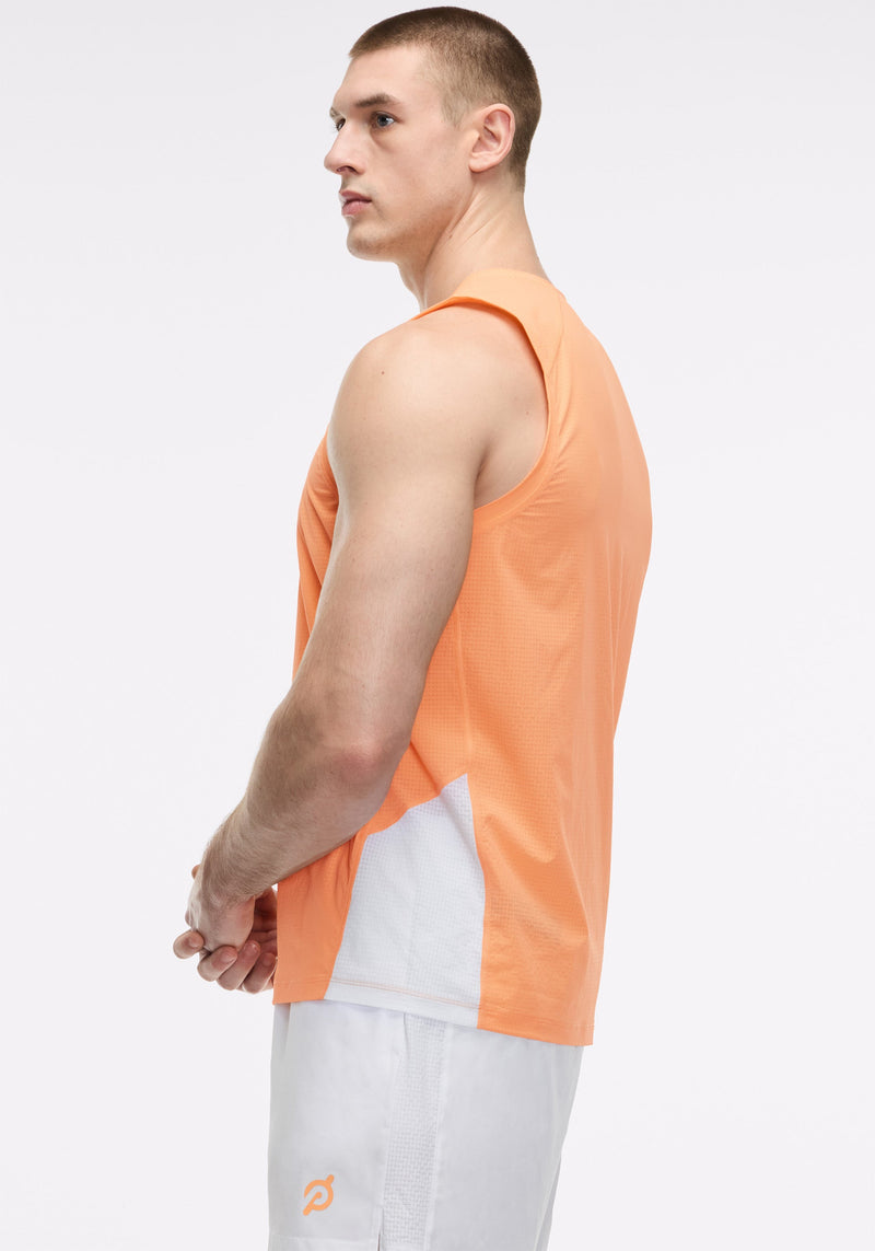 Grid Jacquard Colorblock Tank