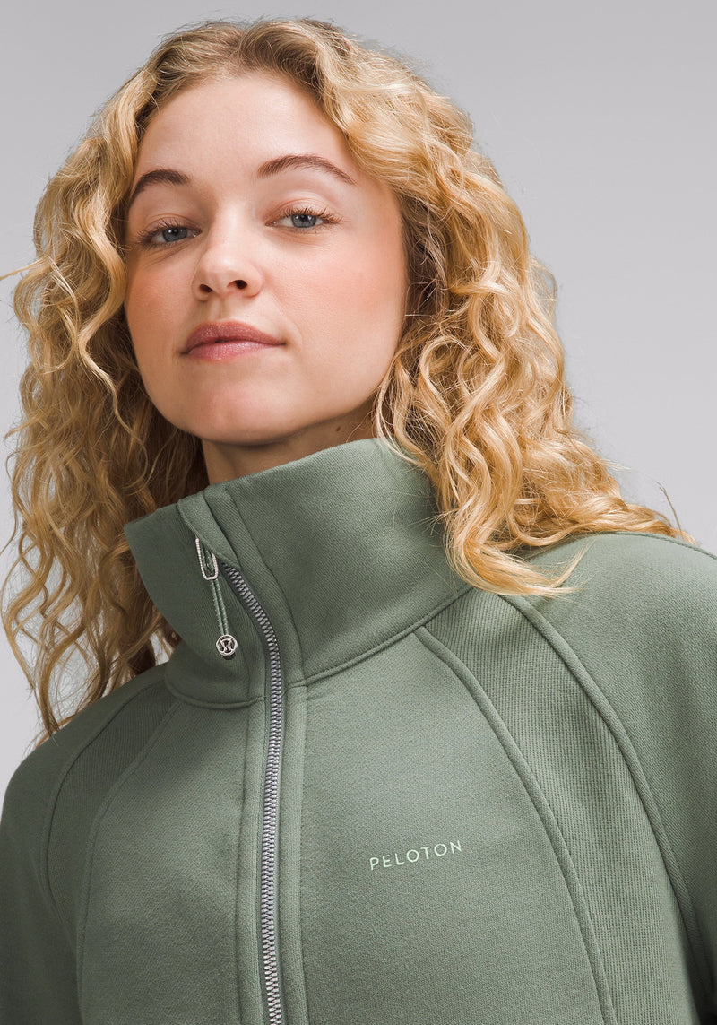 Scuba Oversized Funnel-Neck Half Zip | Long