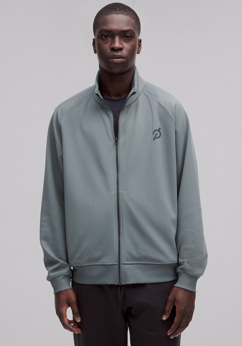 Relaxed-Fit Smooth Twill Track Jacket