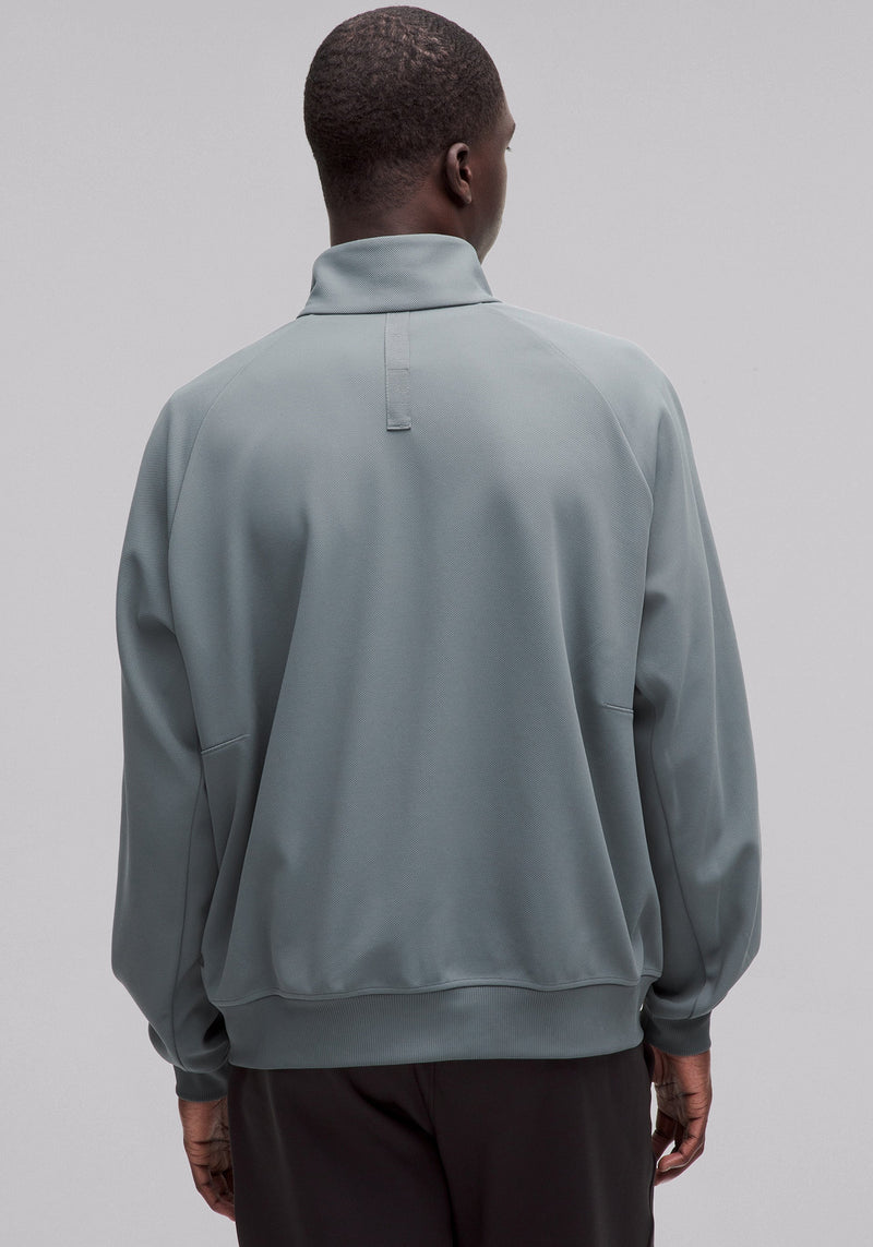 Relaxed-Fit Smooth Twill Track Jacket