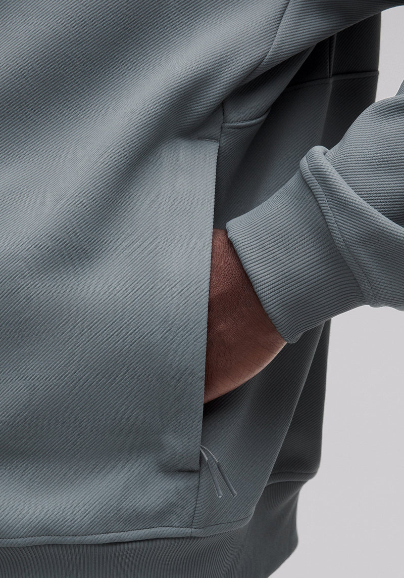 Relaxed-Fit Smooth Twill Track Jacket