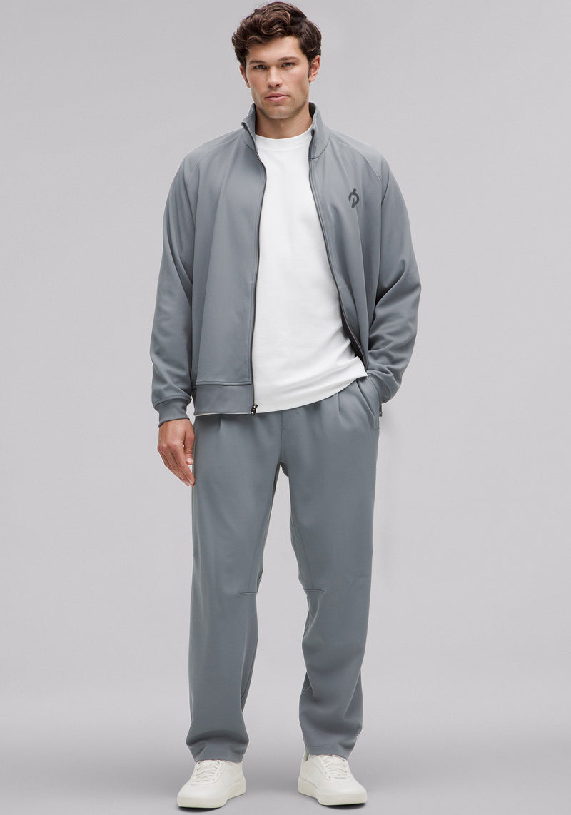 Relaxed-Fit Smooth Twill Track Pant