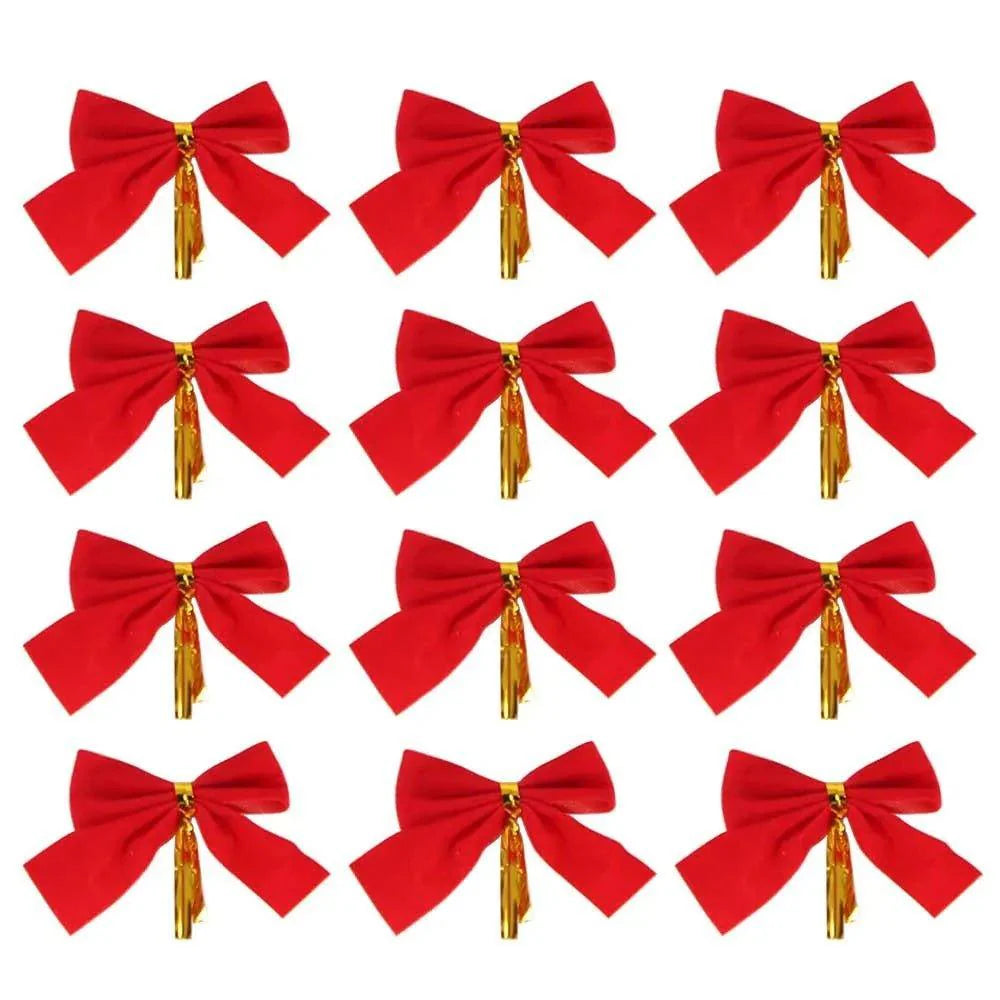 Butterfly Bow Hanging Christmas Decoration - Velvet & Glitter | Christmas Trees USA
