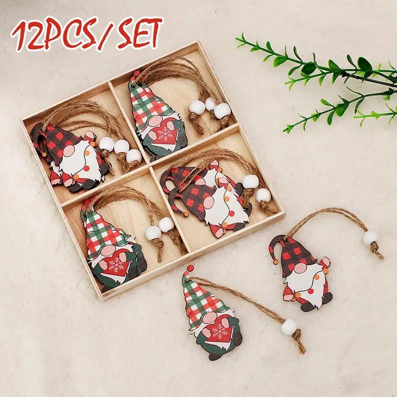 Wooden Christmas Pendant Merry Christmas Decor
