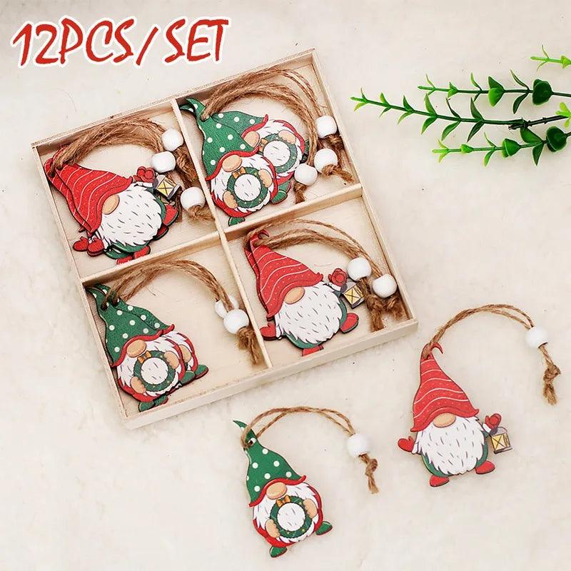 Wooden Christmas Pendant Merry Christmas Decor