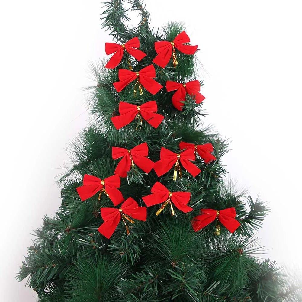 Butterfly Bow Hanging Christmas Decoration - Velvet & Glitter | Christmas Trees USA