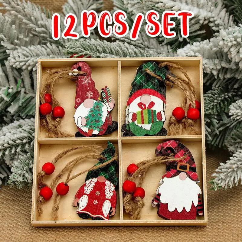 Wooden Christmas Pendant Merry Christmas Decor
