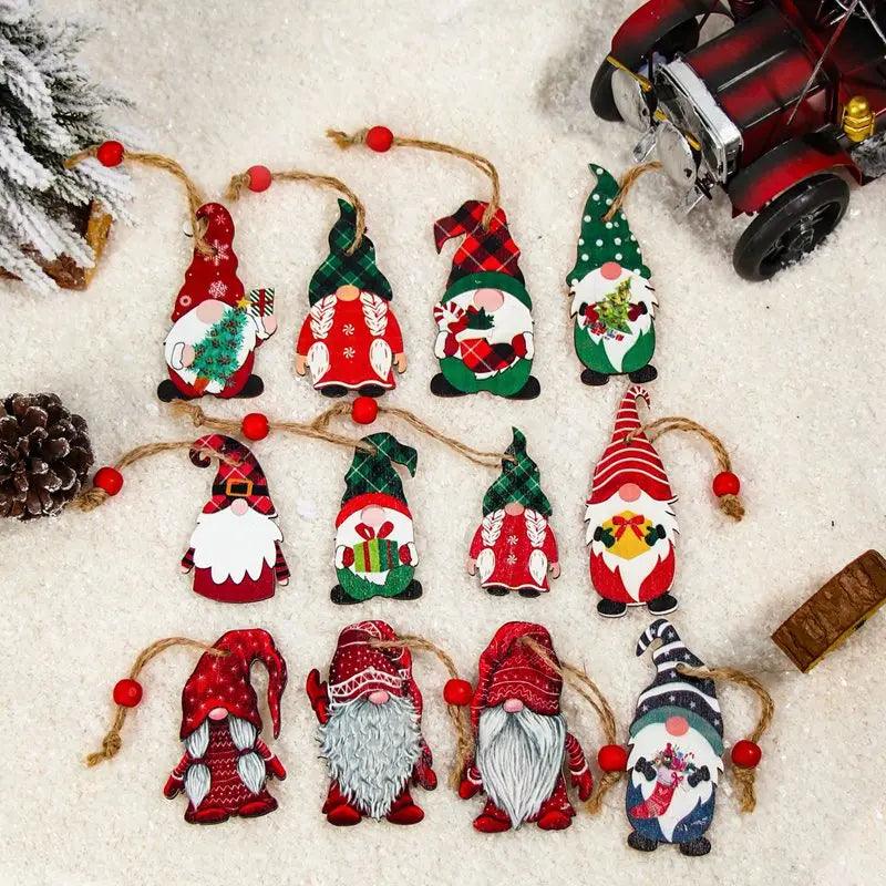 Wooden Christmas Pendant Merry Christmas Decor