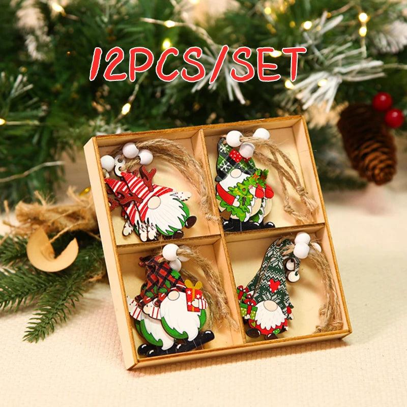 Wooden Christmas Pendant Merry Christmas Decor