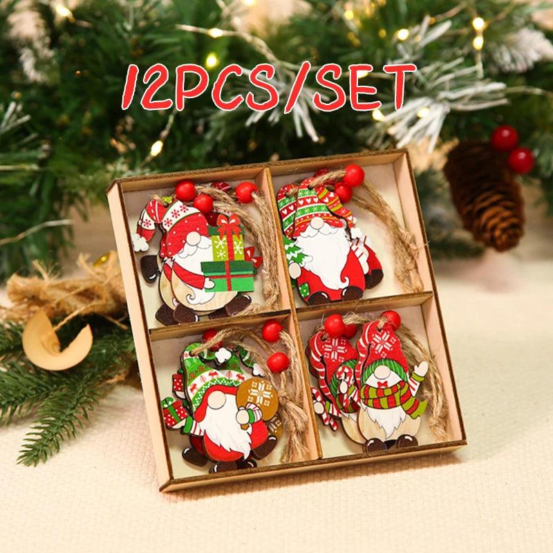 Wooden Christmas Pendant Merry Christmas Decor