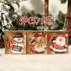 Wooden Christmas Pendant Merry Christmas Decor