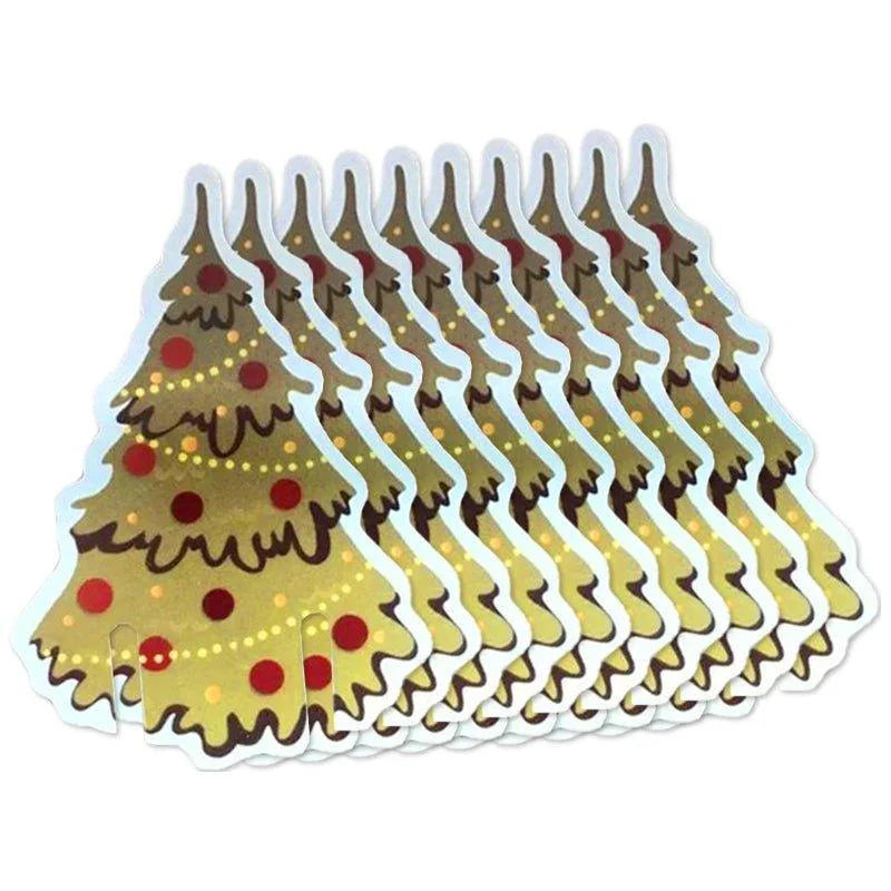 Christmas Cup Cards - Festive Party Drink Markers (10 Pack)