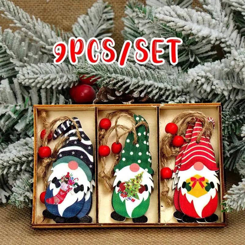 Wooden Christmas Pendant Merry Christmas Decor