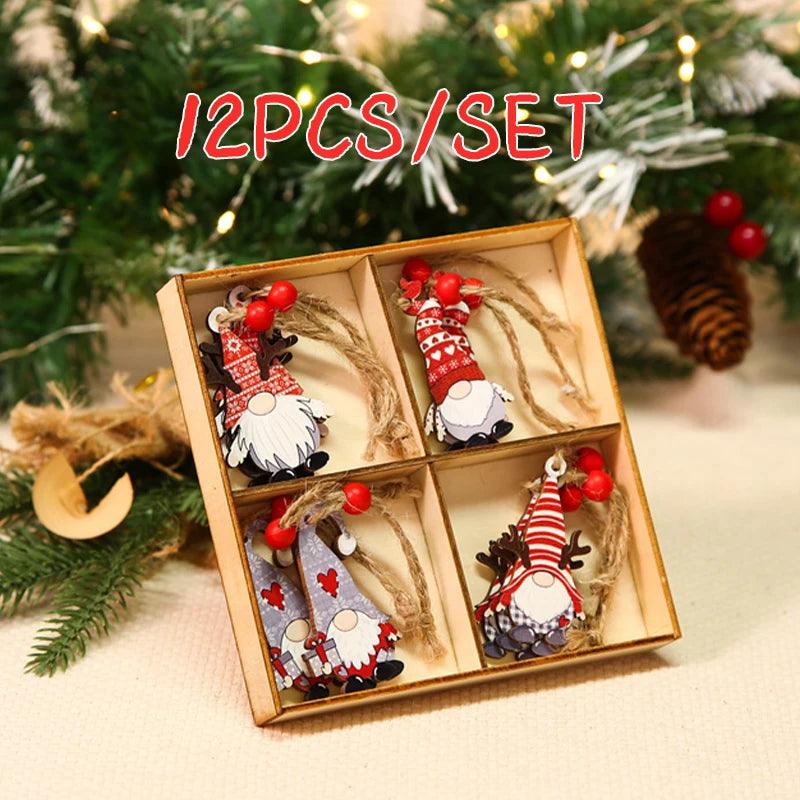 Wooden Christmas Pendant Merry Christmas Decor