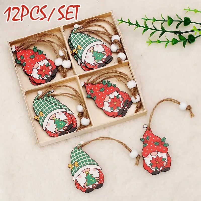 Wooden Christmas Pendant Merry Christmas Decor