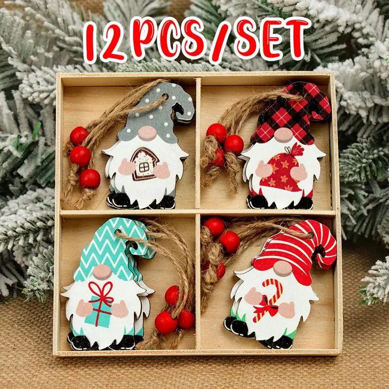 Wooden Christmas Pendant Merry Christmas Decor