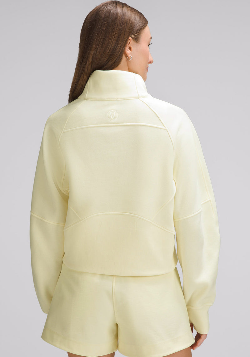 Scuba Oversized Funnel-Neck Half Zip