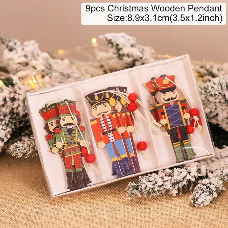 Wooden Christmas Pendant Merry Christmas Decor