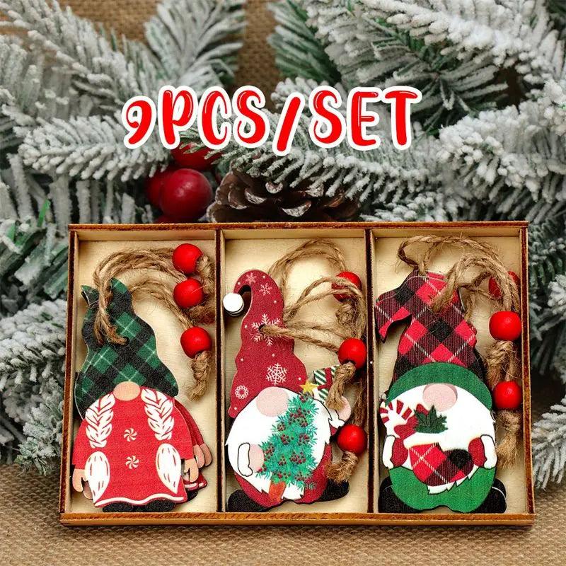 Wooden Christmas Pendant Merry Christmas Decor