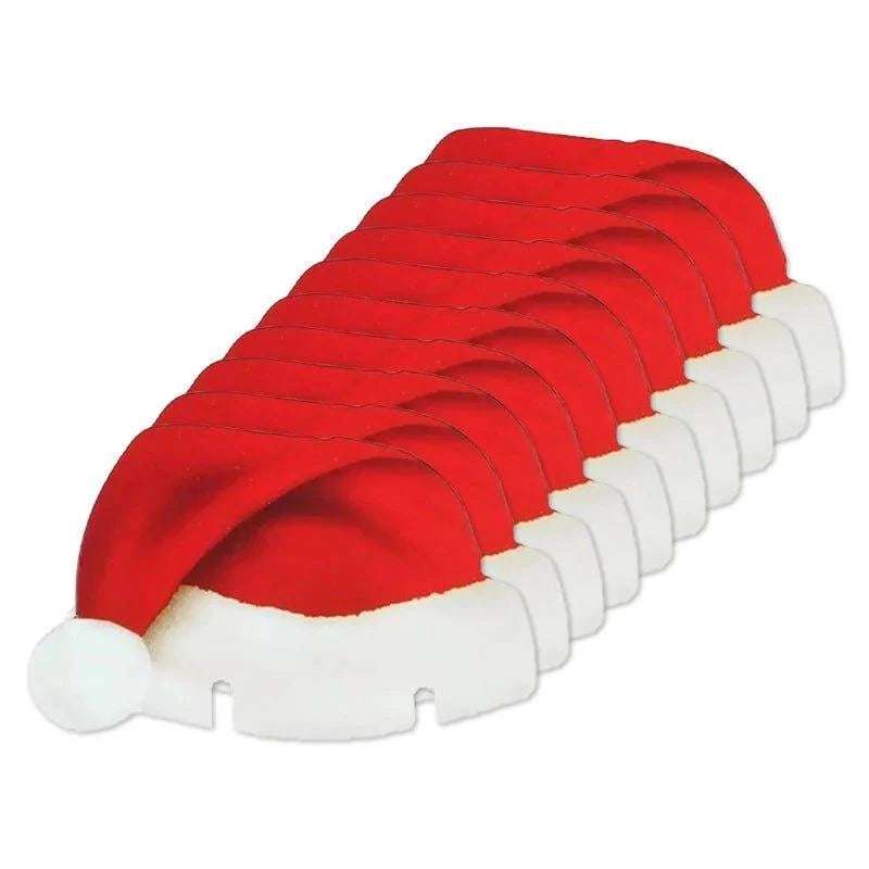 Christmas Cup Cards - Festive Party Drink Markers (10 Pack)