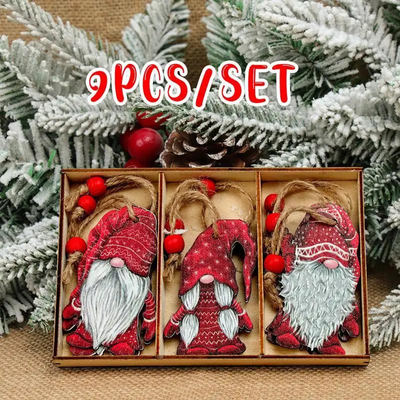 Wooden Christmas Pendant Merry Christmas Decor