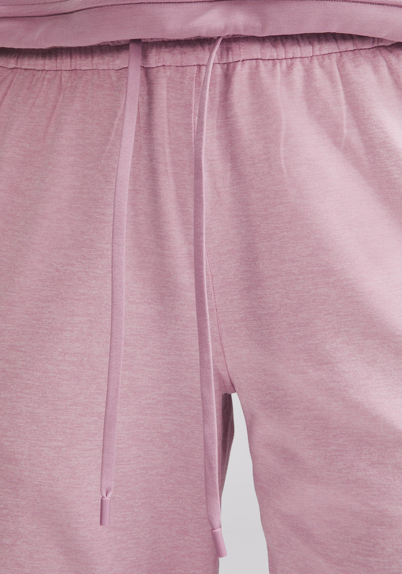 Soft Jersey Straight-Leg Mid-Rise Pant