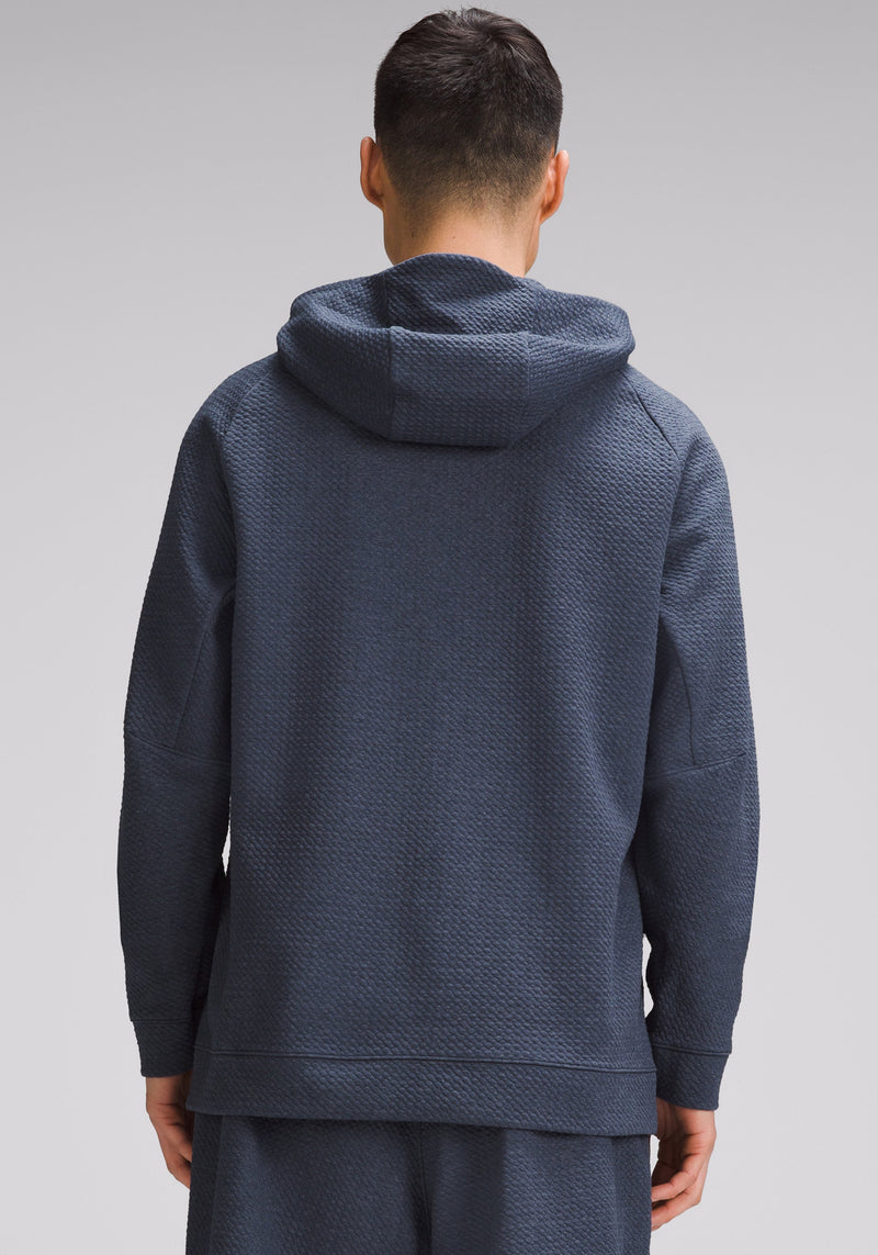 Textured Double-Knit Cotton Hoodie