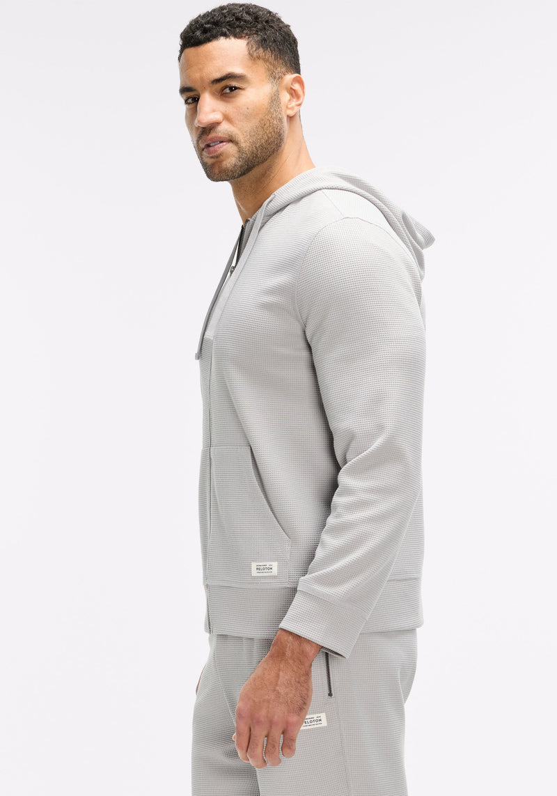 Waffle Full Zip Hoodie