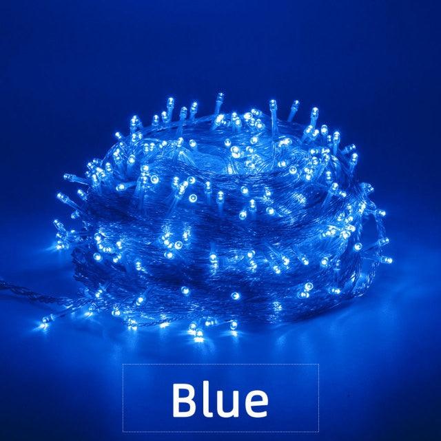 Christmas LED String Fairy Lights with 8 Modes – Durable Holiday Decor