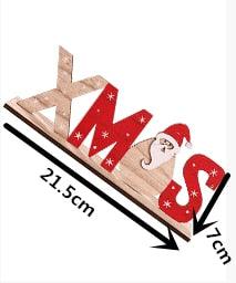 Wooden Christmas Desktop Decoration