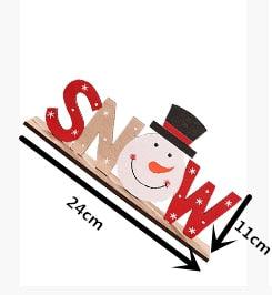 Wooden Christmas Desktop Decoration