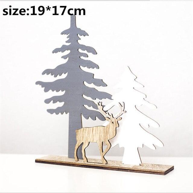 Wooden Christmas Desktop Decoration