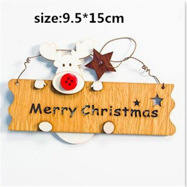Wooden Christmas Desktop Decoration