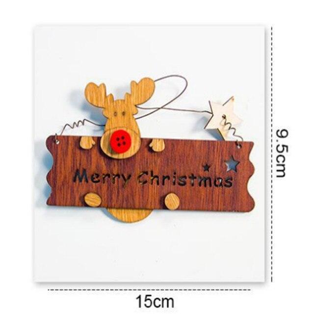Wooden Christmas Desktop Decoration