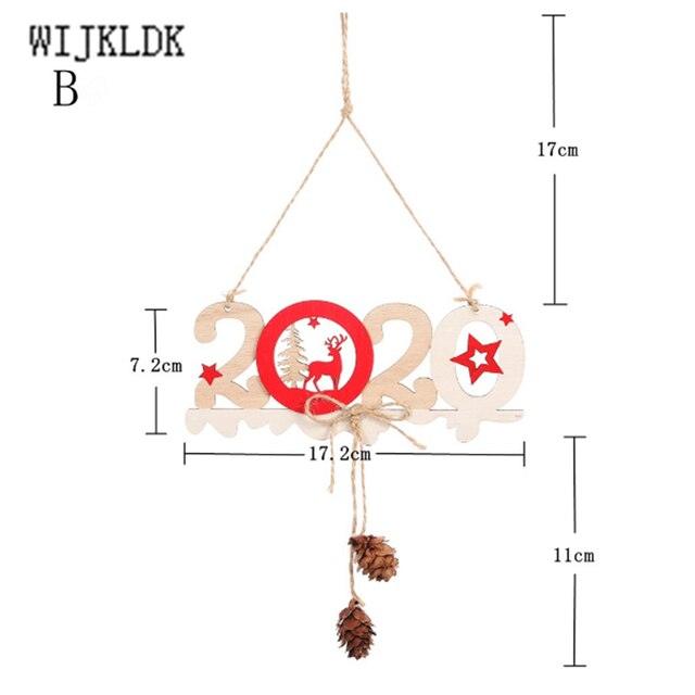 Wooden Christmas Desktop Decoration