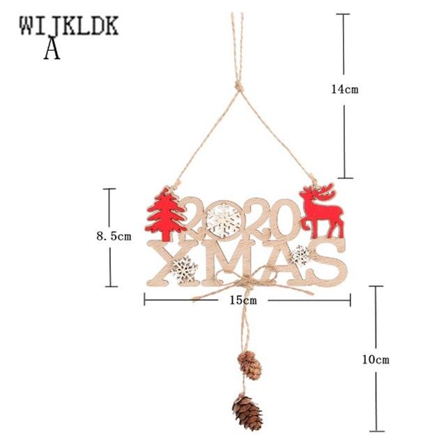 Wooden Christmas Desktop Decoration