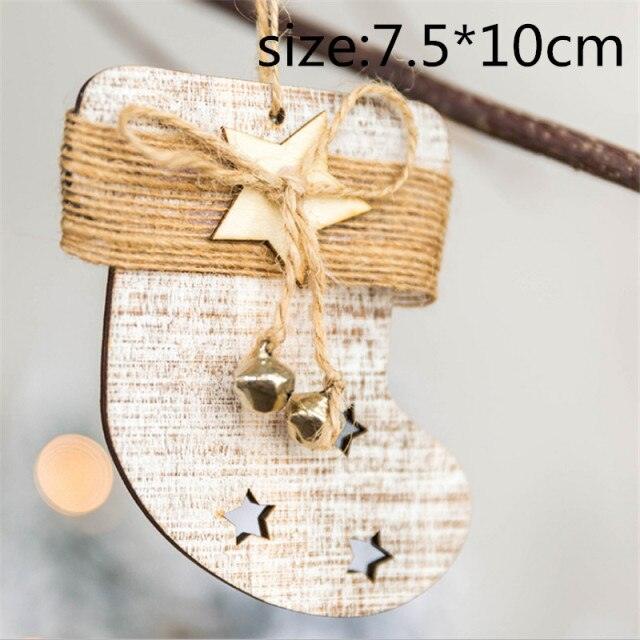 Wooden Christmas Desktop Decoration