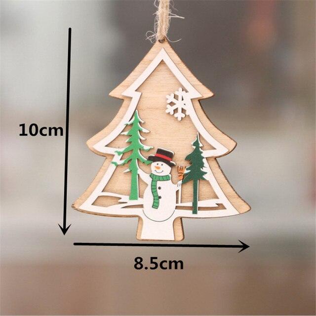 Wooden Christmas Desktop Decoration