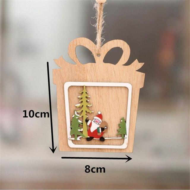 Wooden Christmas Desktop Decoration