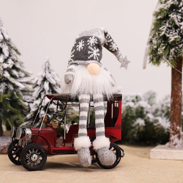 Christmas Gnome Lamp Plush Long-Legged Doll - Luminous Holiday Decoration | Christmas Trees USA