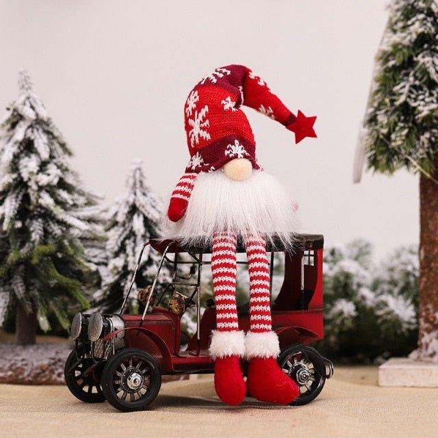 Christmas Gnome Lamp Plush Long-Legged Doll - Luminous Holiday Decoration | Christmas Trees USA