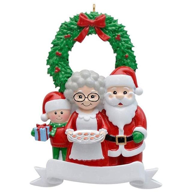 Wooden Christmas Door Decoration Frame