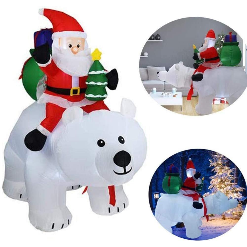 Christmas Inflatable Toy Snowman with LED Lights – Family-Friendly Holiday Decoration | Christmas Trees USA